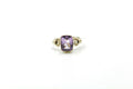 Amethyst Heart Ring