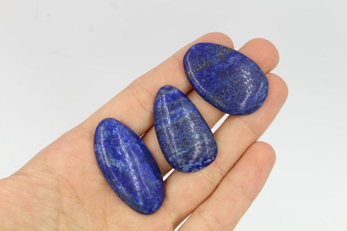 Lapis Lazuli Palm Stone Free Form - Empire Gems International