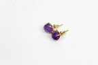 Dainty Raw Crystal Earrings