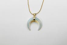Load image into Gallery viewer, Crystal Moon Pendants
