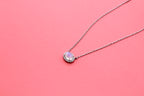 Moonstone Halo Pendant