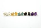 Dainty Raw Crystal Earrings