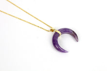 Load image into Gallery viewer, Crystal Moon Pendants