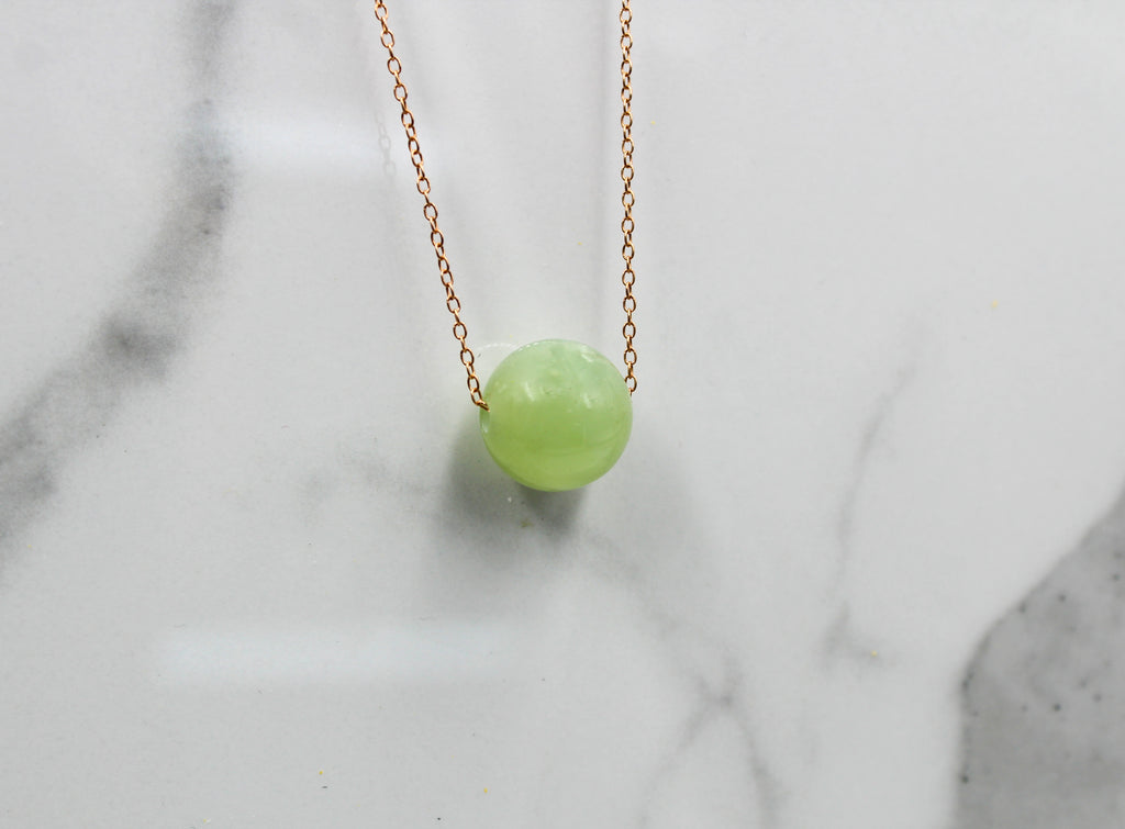 Dainty Jade Pendant - Empire Gems International