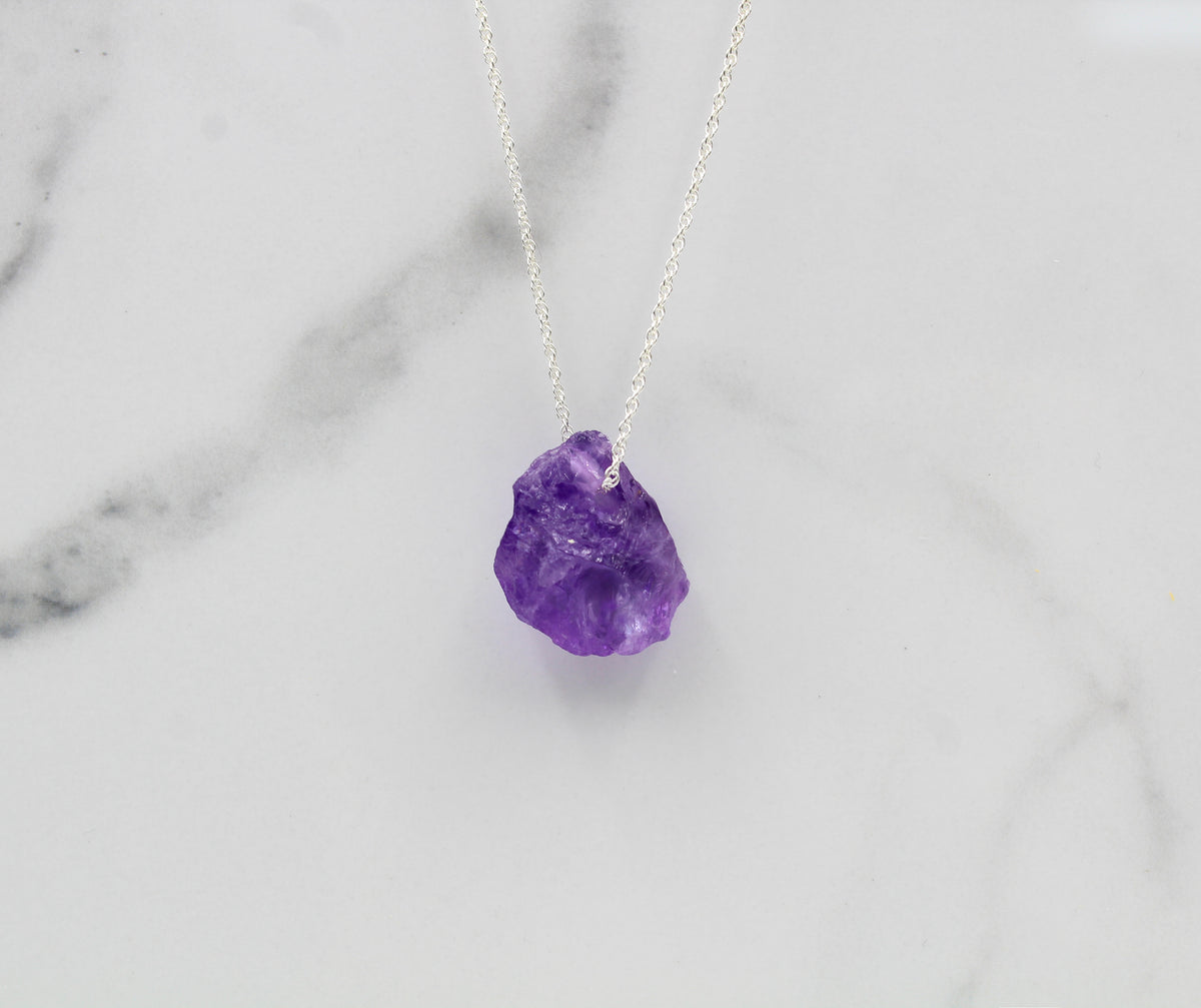 Dainty Amethyst Crystal Choker - Empire Gems International